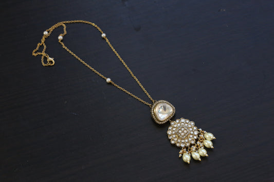 Handmade Big Polki Necklace - Style 4