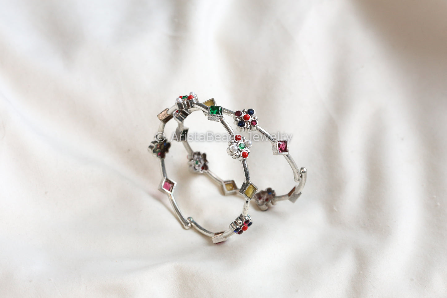 Openable Kemp Stone Bangle (ABJ-B101-4)