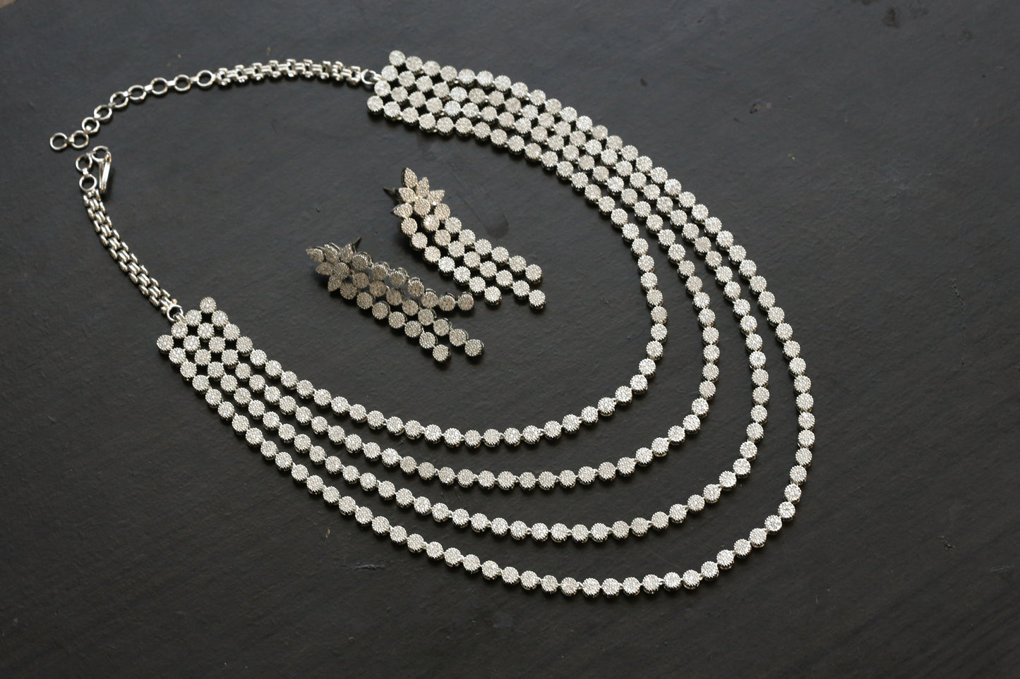 Next To Real Diamond Nano CZ Necklace Set