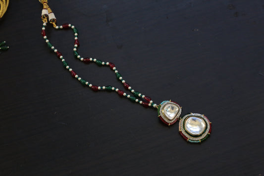 Handmade Big Polki Necklace - Style 3