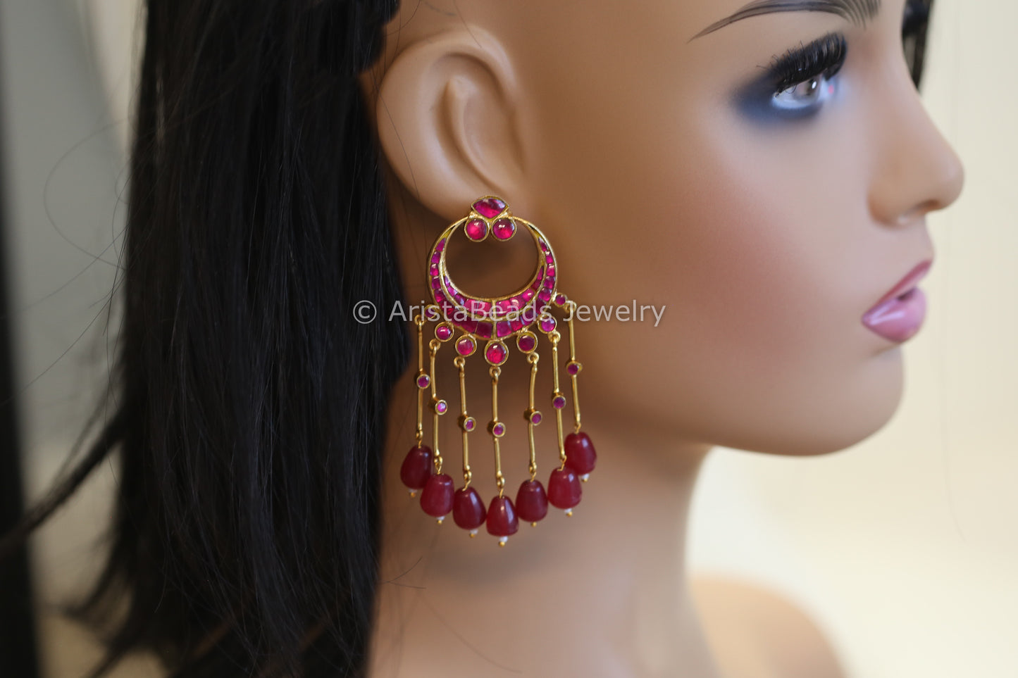 Designer Jadau Kundan Earrings (101-25)