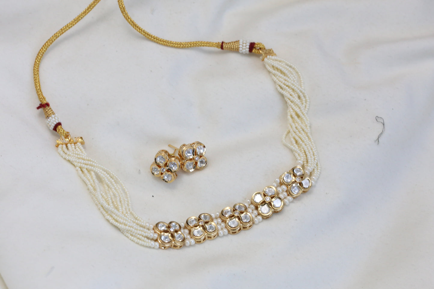 Dainty Uncut Polki Kundan Choker Set