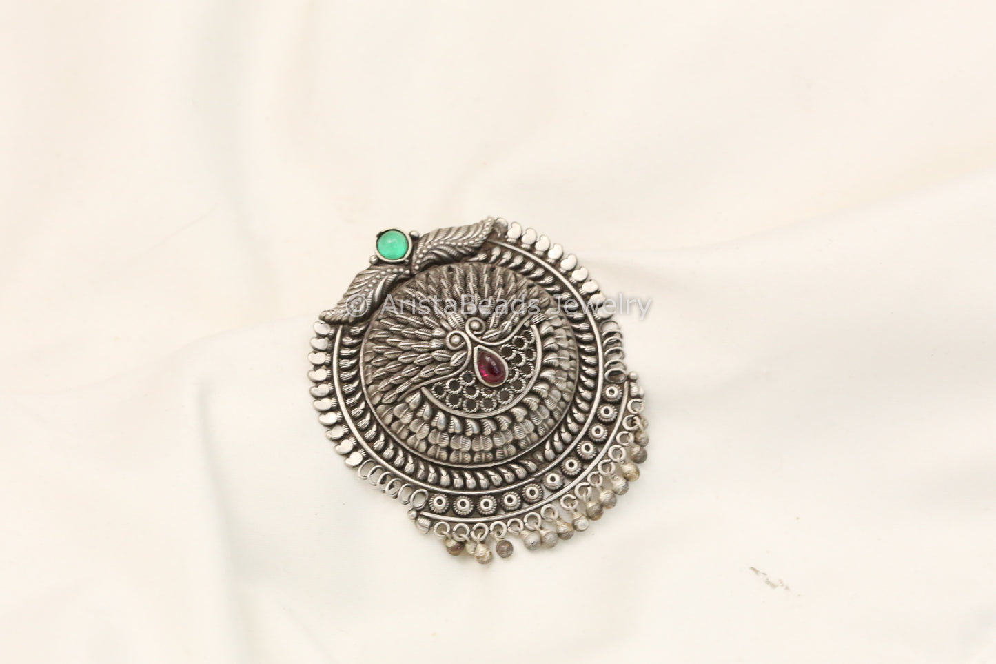 925 Handmade Kolhapuri Work Necklace