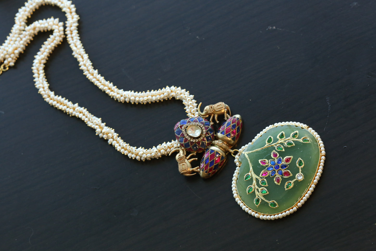 Fusion Jadau Kundan Mala Necklace (ABJ-FP101-8)