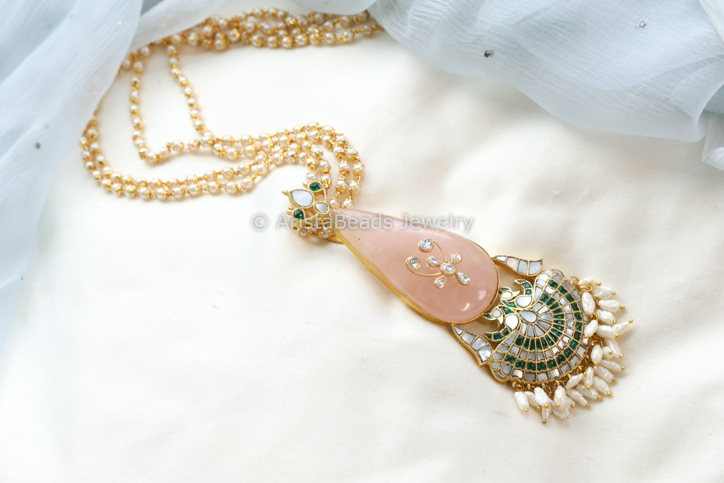 Sunehri Fusion Kundan Necklace (102-08)