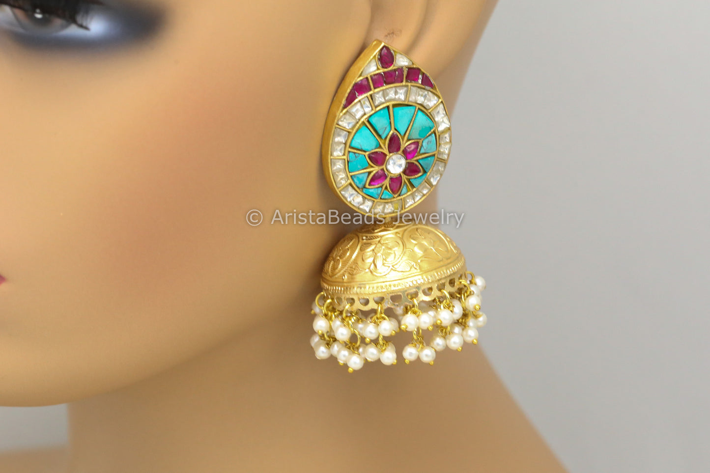 Jadau Kundan Jhumka (101-18)