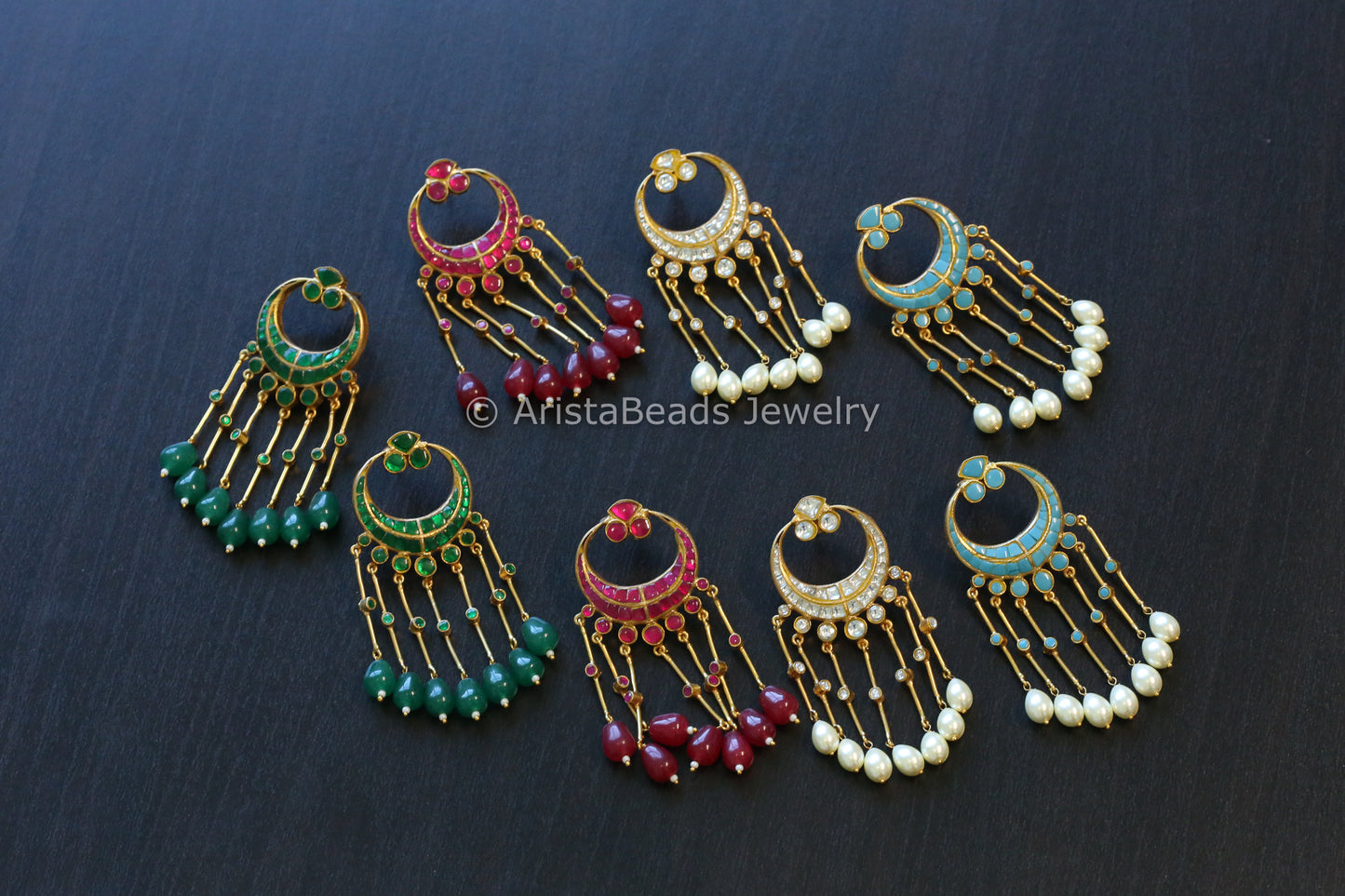 Designer Jadau Kundan Earrings (101-25)