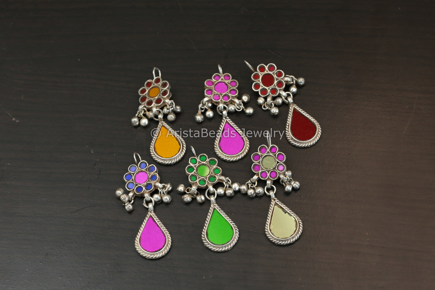 Alia Real Glass Earrings