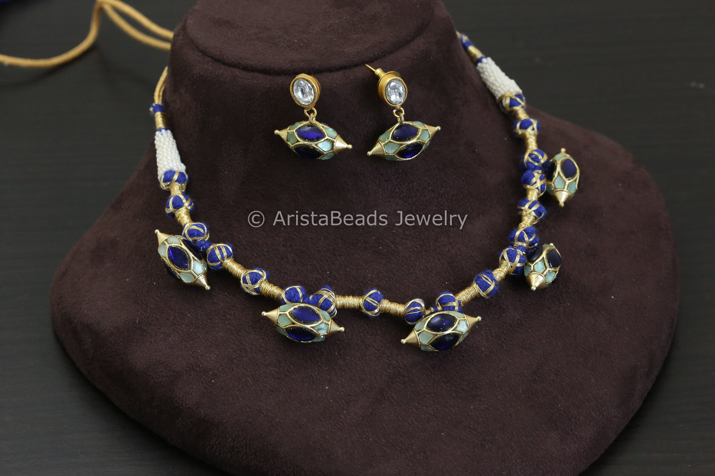 Jodha Jadau Kundan Dholki Set (102-58)