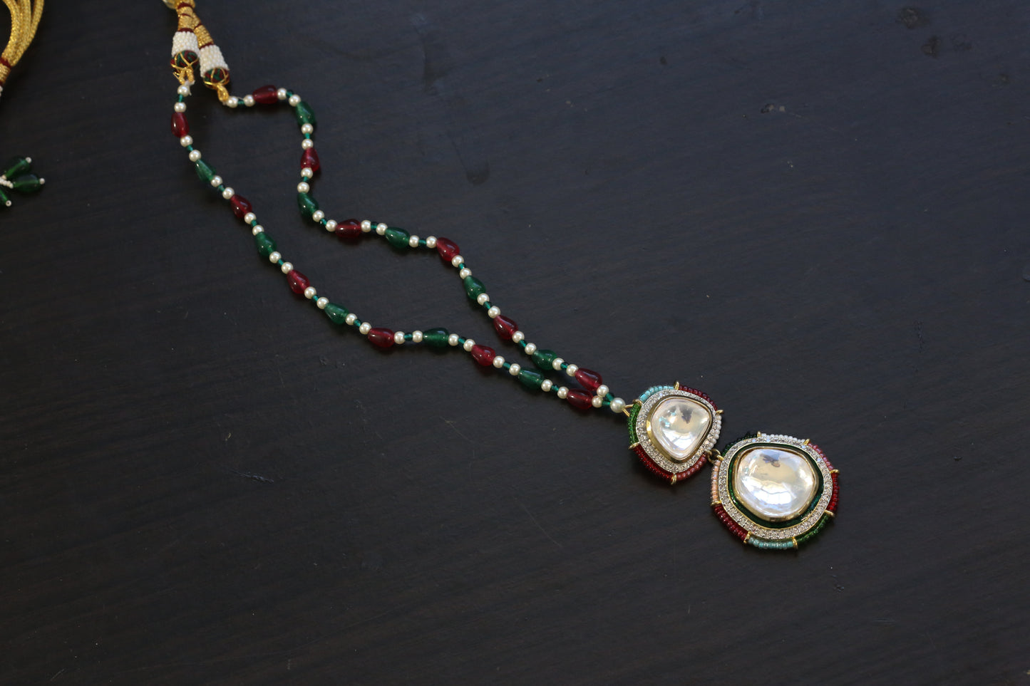 Handmade Big Polki Necklace - Style 3