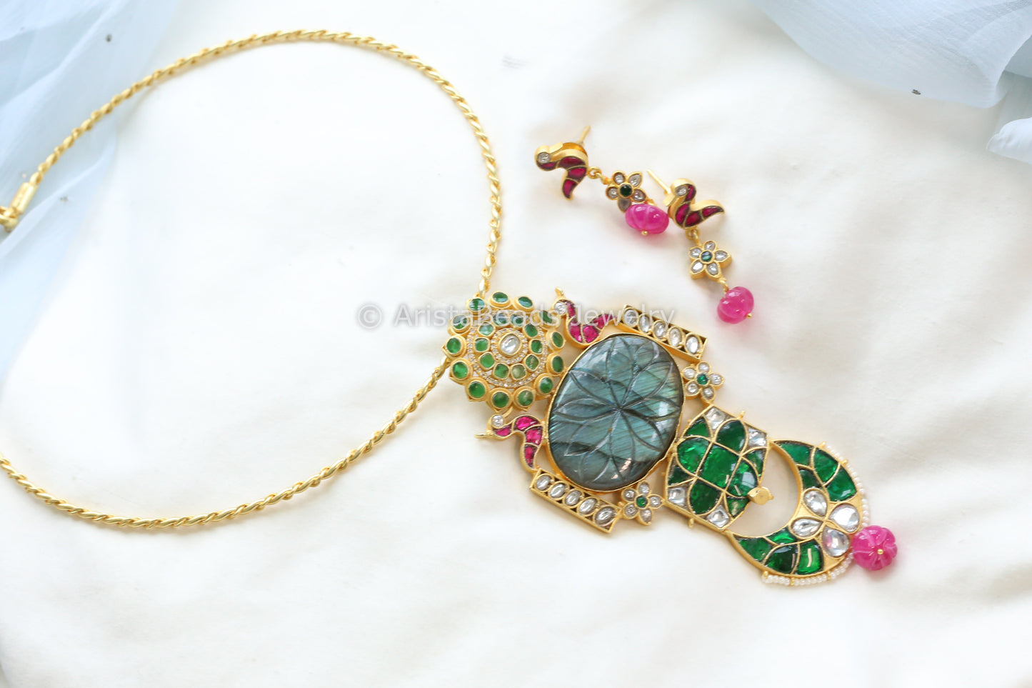 Sunehri Fusion Kundan Necklace (102-09)