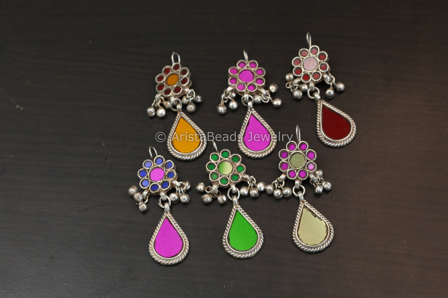 Alia Real Glass Earrings