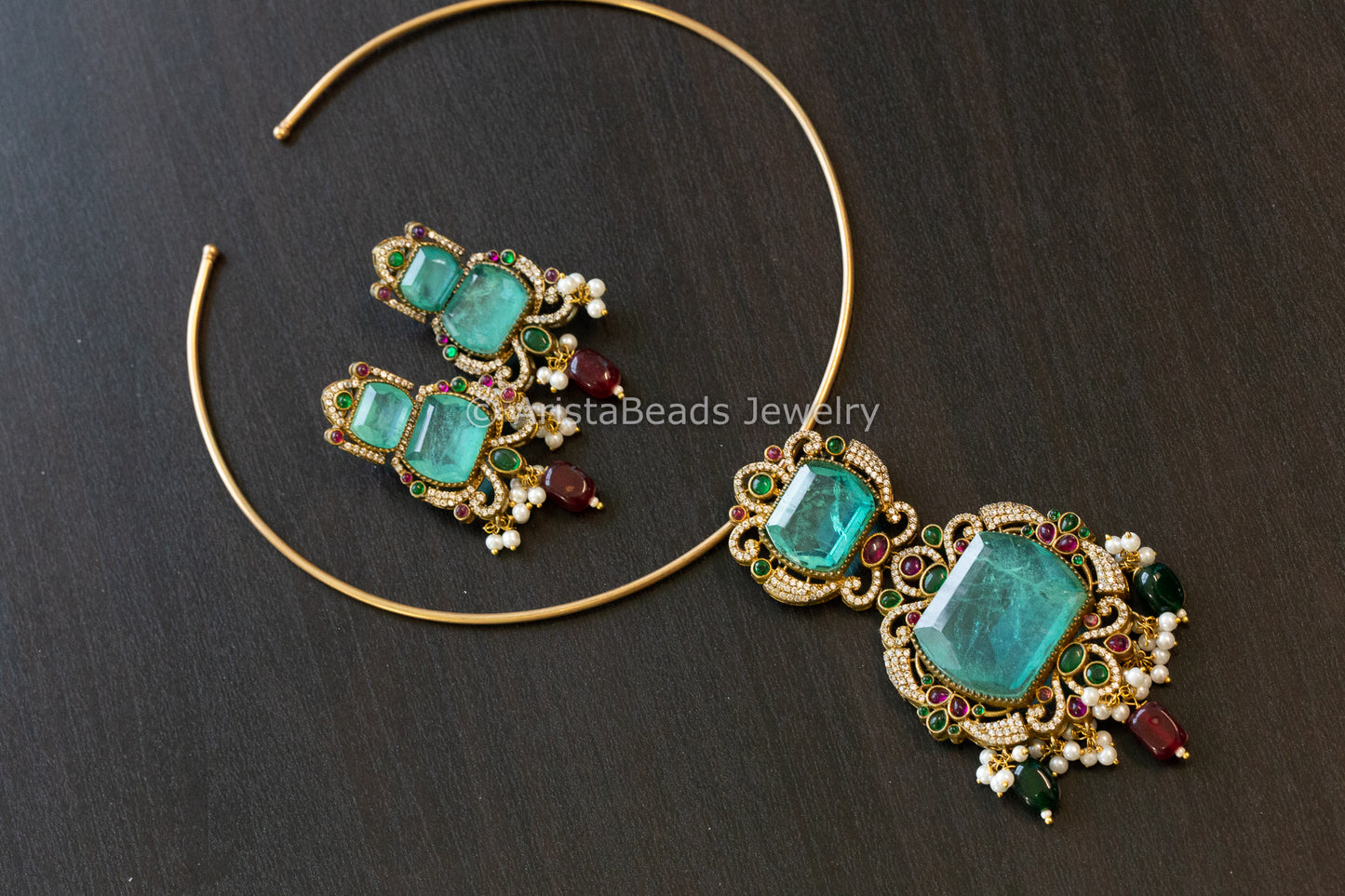 Aqua Doublet Hasli Set (102-67)