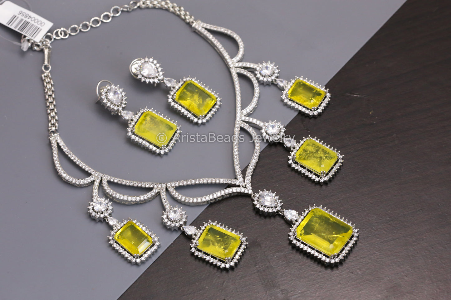 Next To Real Diamond CZ & Doublet Set - Yellow