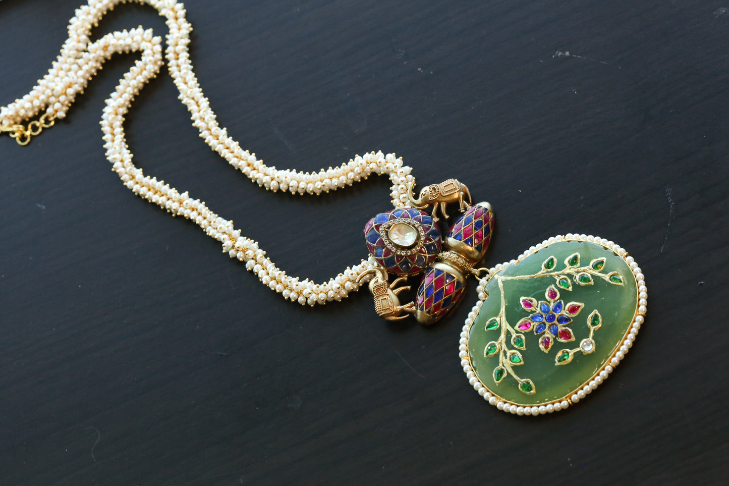 Fusion Jadau Kundan Mala Necklace (ABJ-FP101-8)