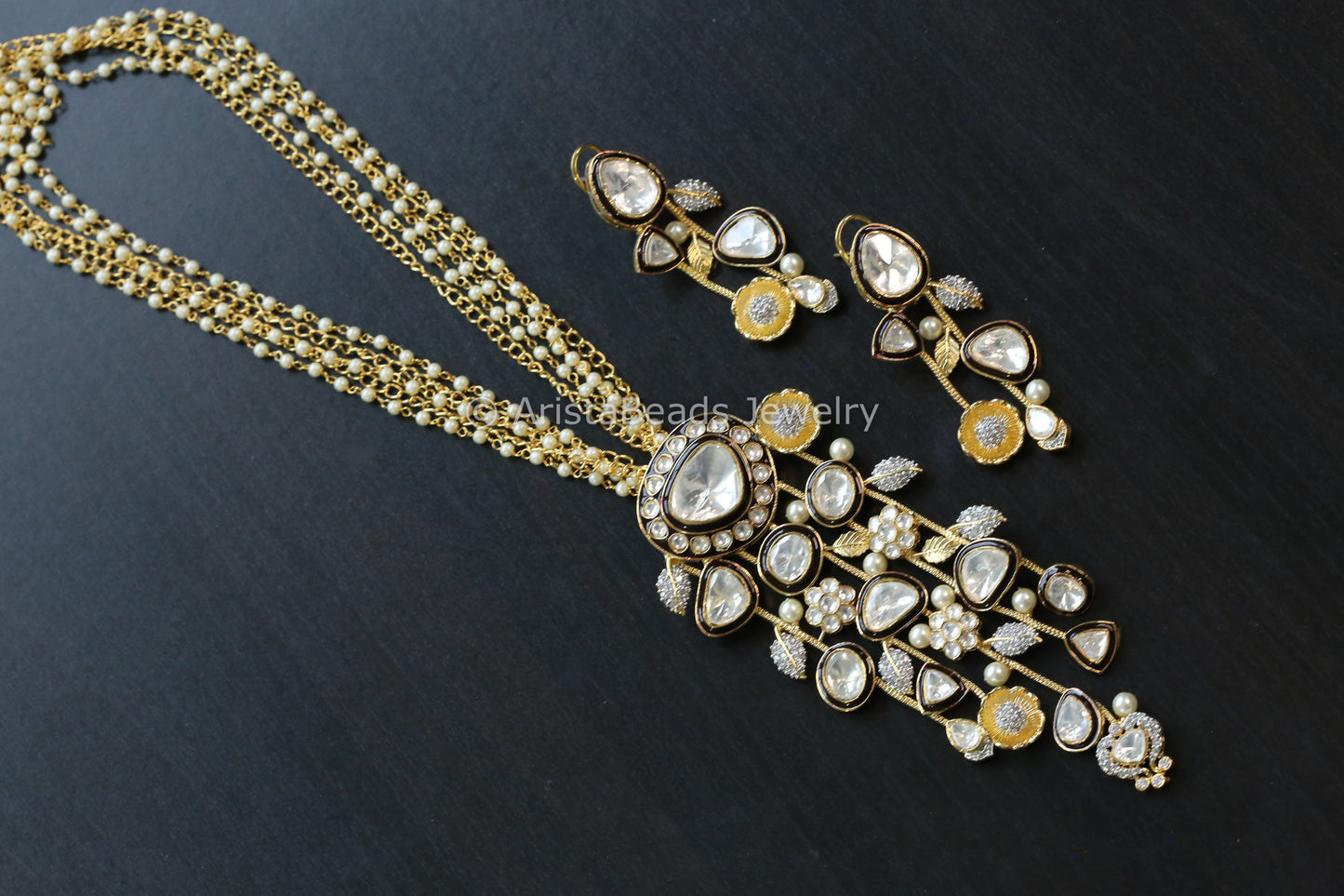 Premium Contemporary Uncut Kundan Set (103-20)