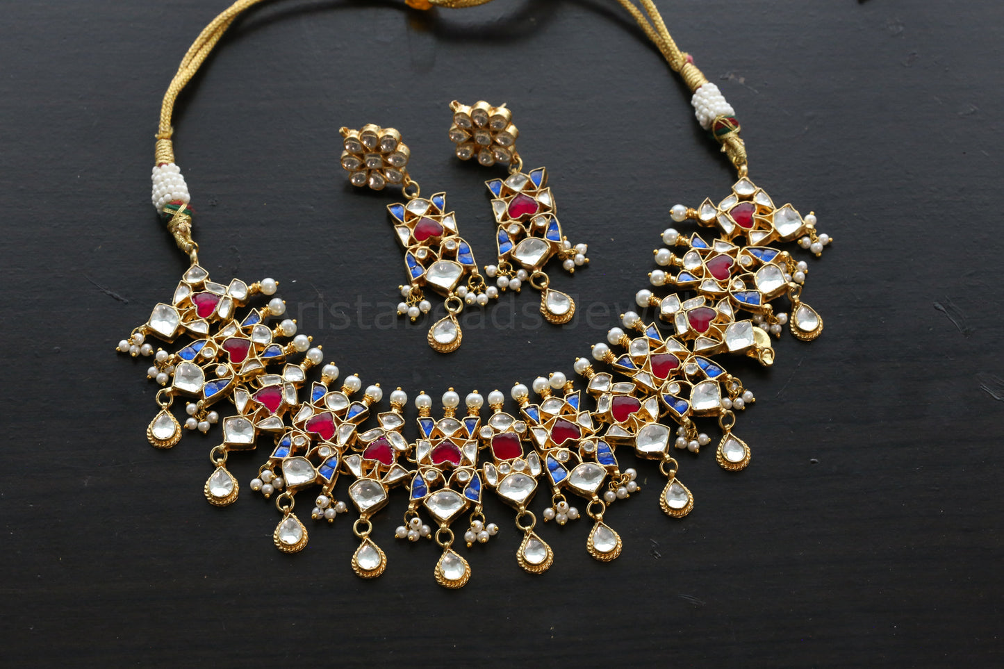 Handmade Pachi Kundan Necklace Set (ABJ-N101-28)