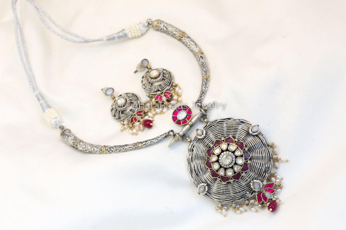 Next to Real Kundan Fusion Set (ABJ-N101-19)