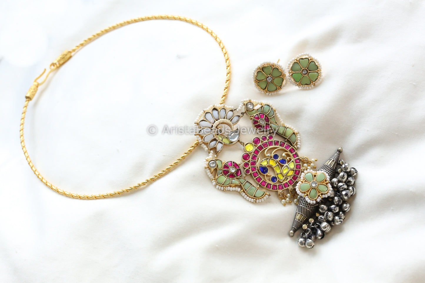 Sunehri Fusion Kundan Necklace (102-07)