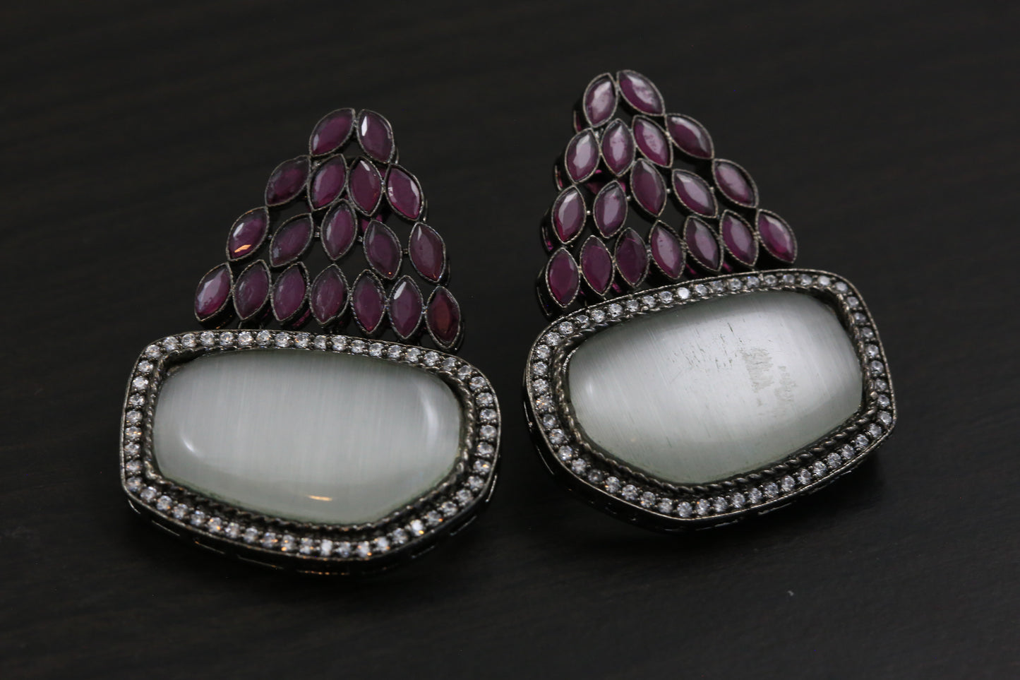 Victorian Gray Earrings