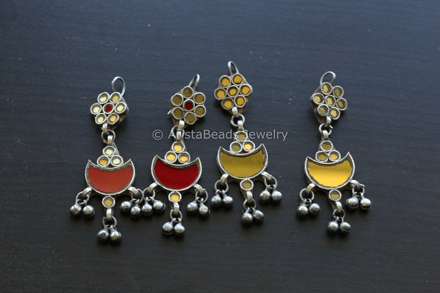 Chand Real Glass Earrings