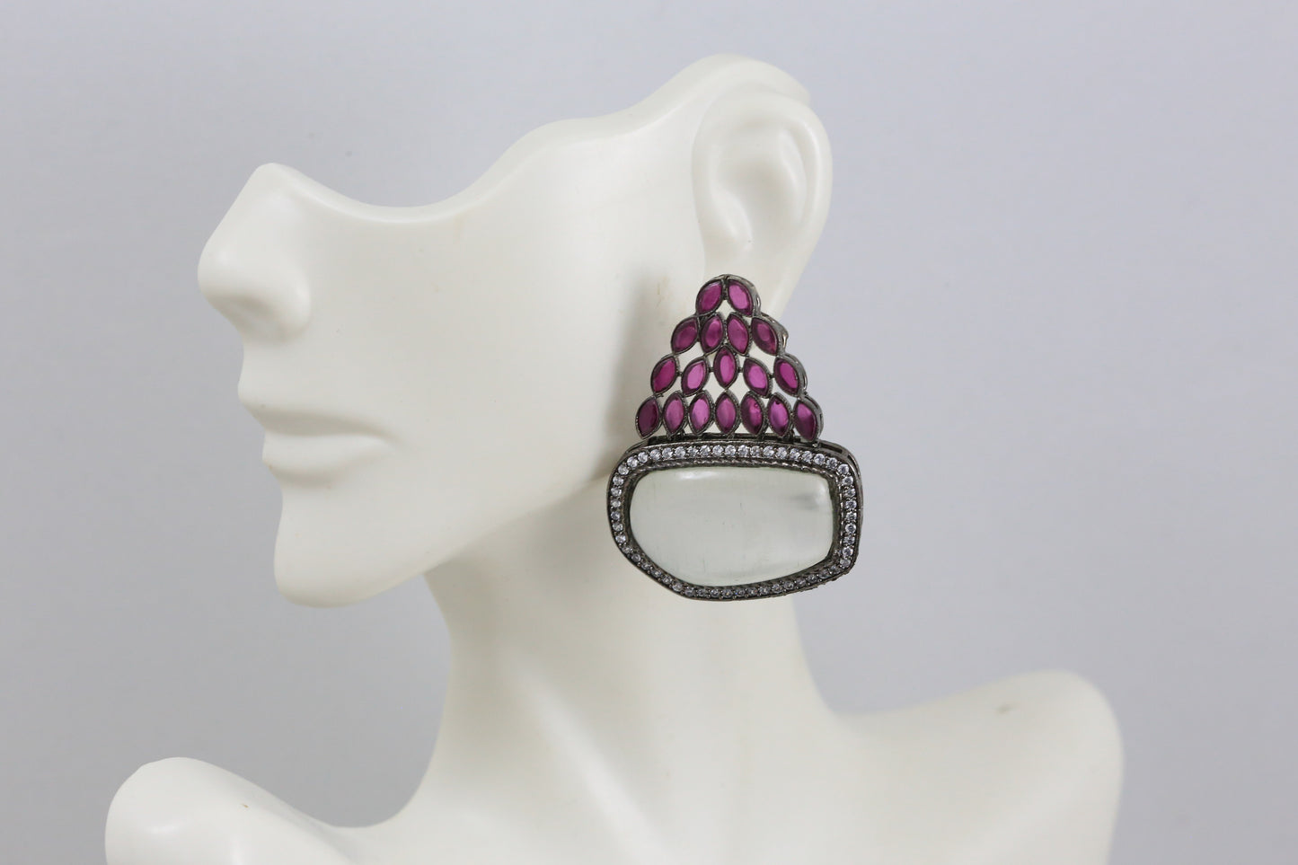 Victorian Gray Earrings