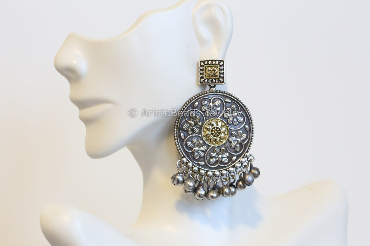 2 Tone Chandbaali Jhumka