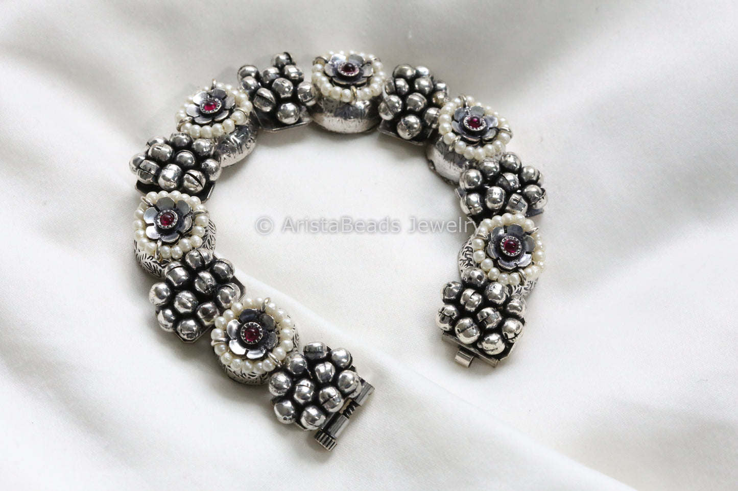 Silver Finish Flexible Bracelet (Openable)