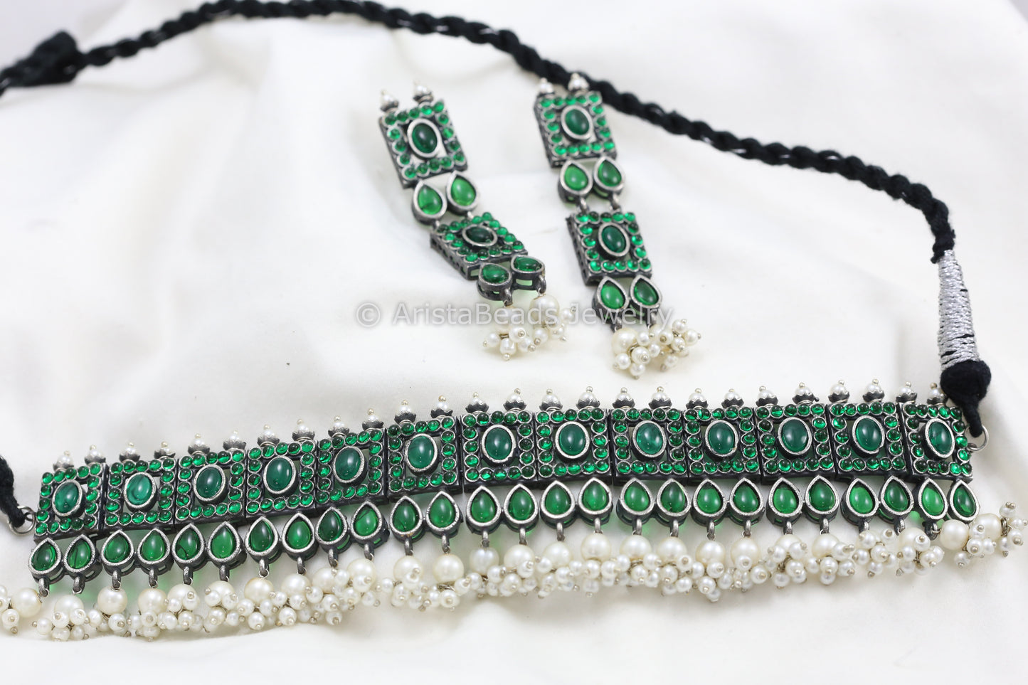 Green Choker Set