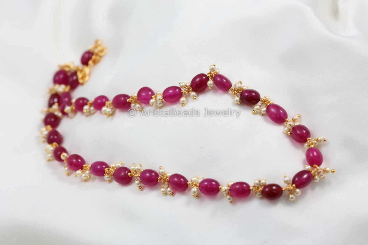 Ruby Beaded Mala