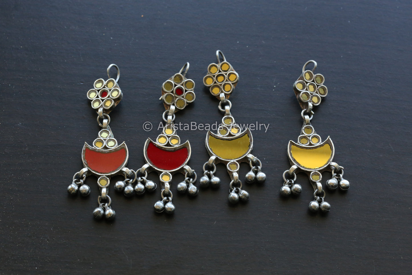 Chand Real Glass Earrings