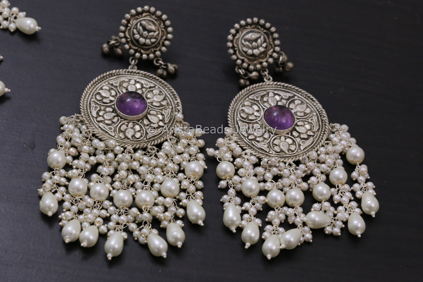 Long 925 Silver Polish Earrings