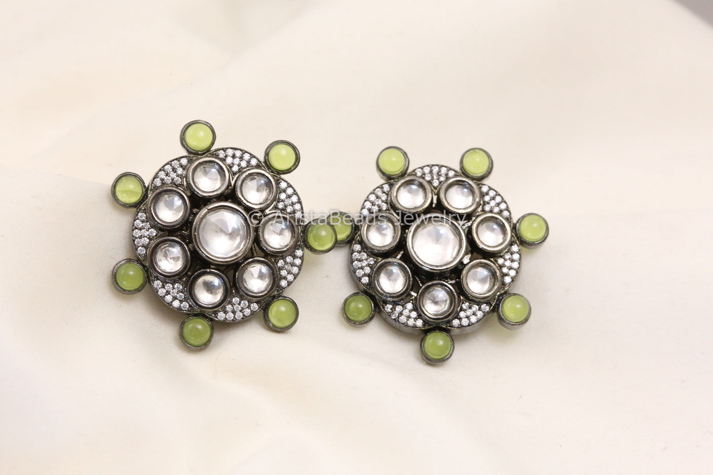 Victorian Green Studs
