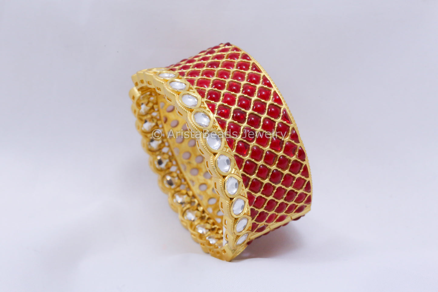 Designer Polki Kundan Kada