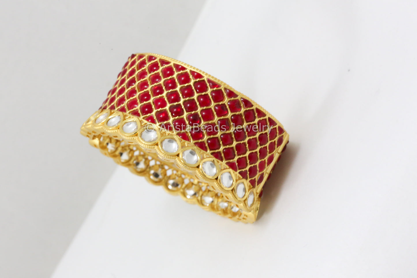 Designer Polki Kundan Kada