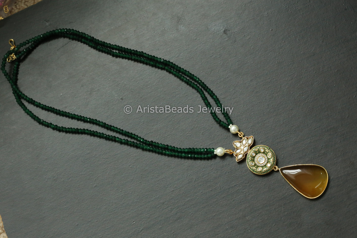 Contemporary Kundan Mala Necklace