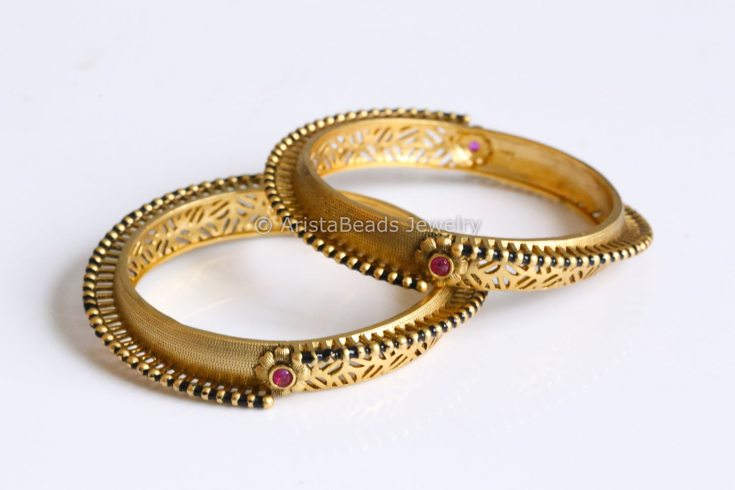 One Of A Kind Antique Gold Bangle Set