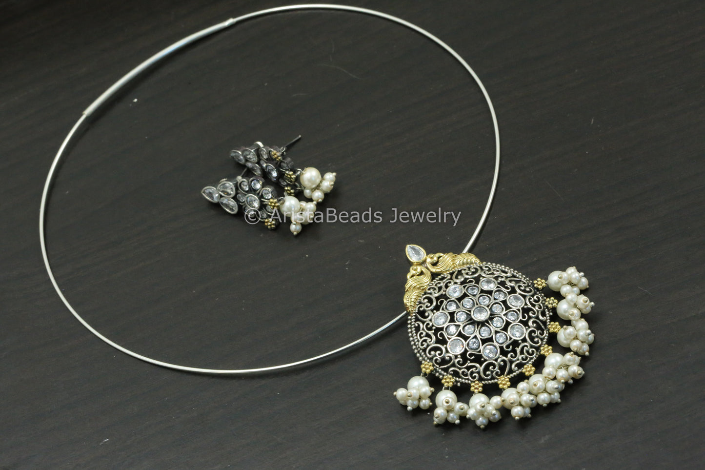 Silver Look Hasli Set - Clear