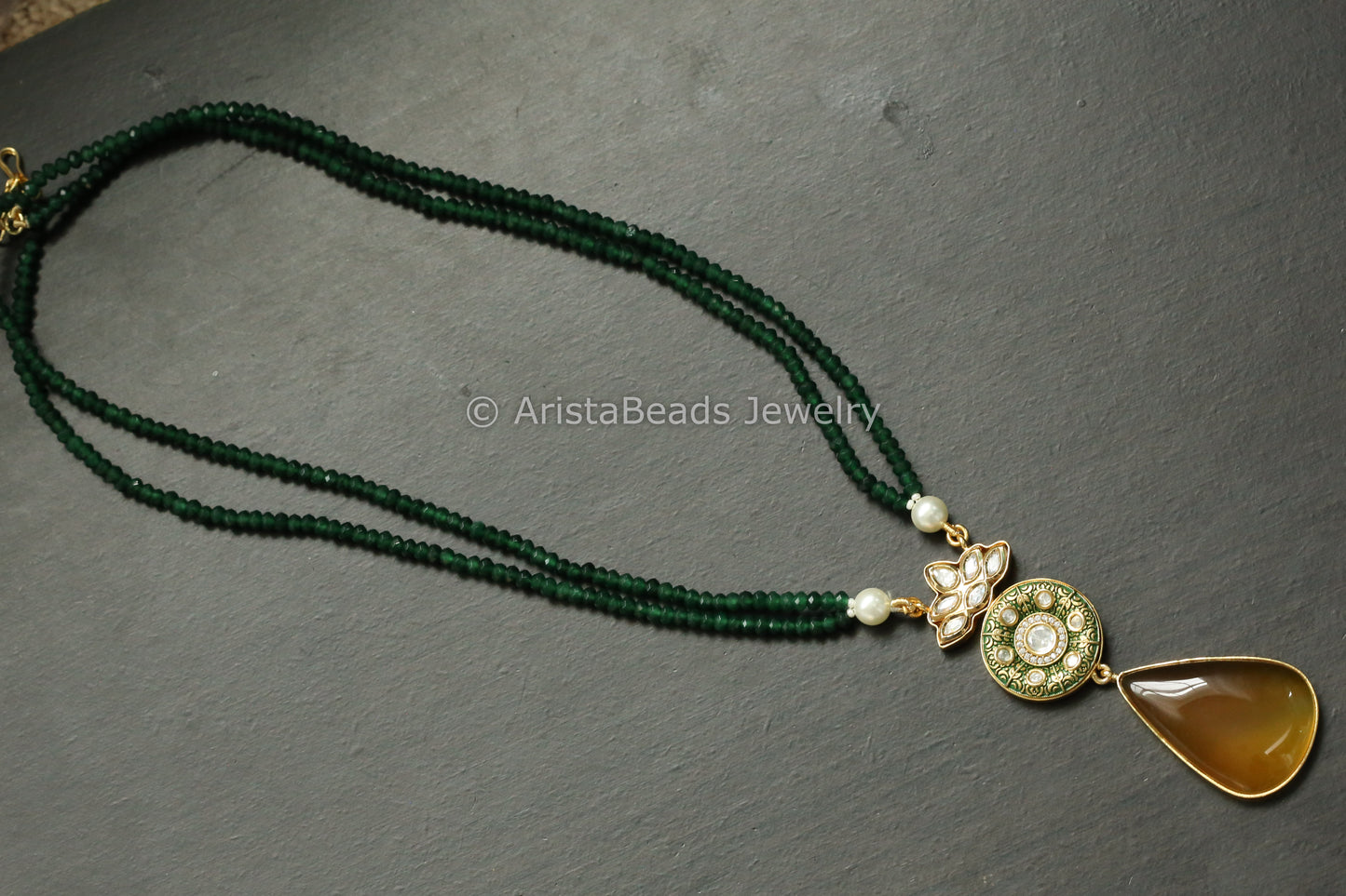 Contemporary Kundan Mala Necklace
