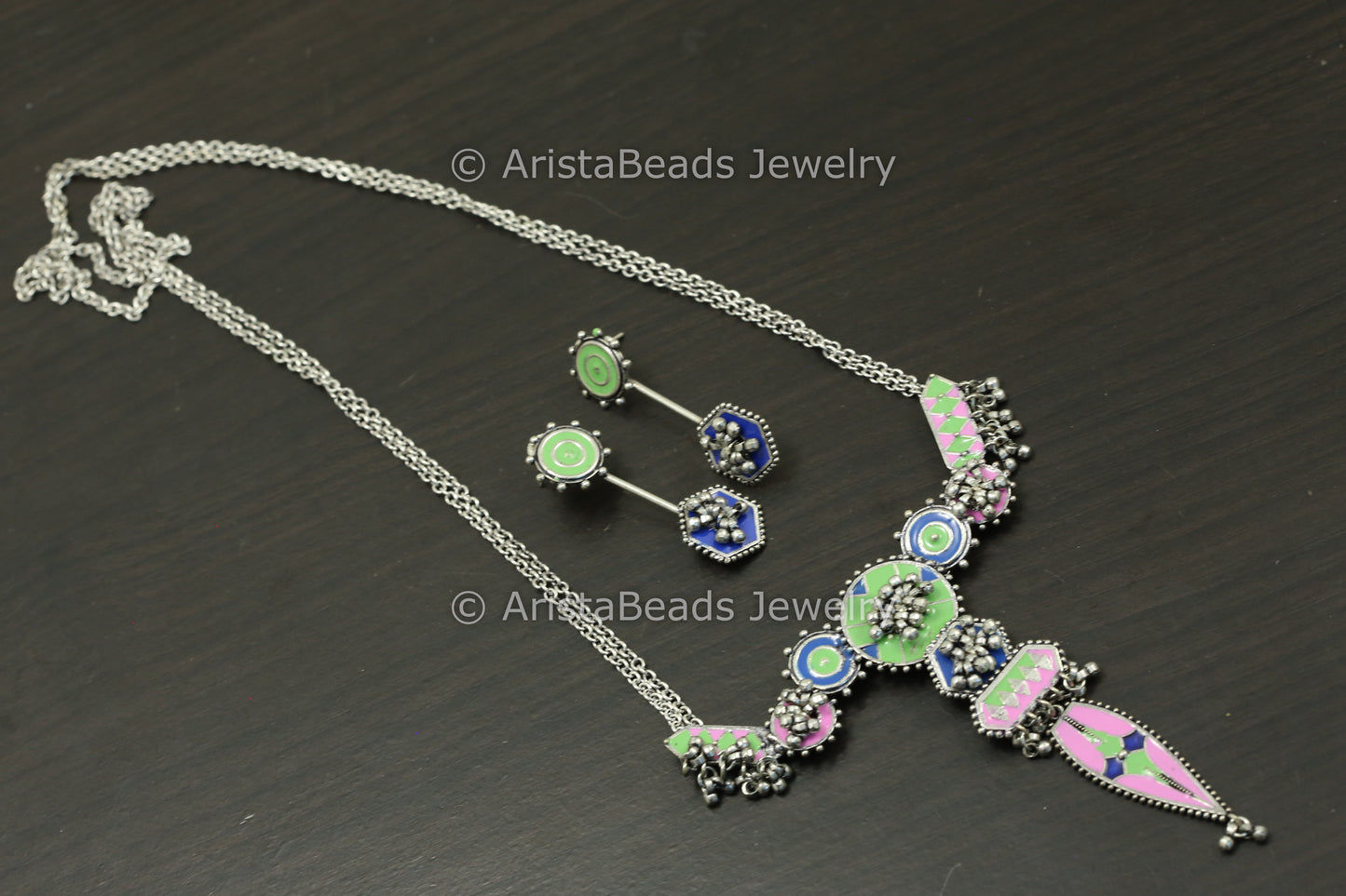 Enamel Necklace Sets - Style 3