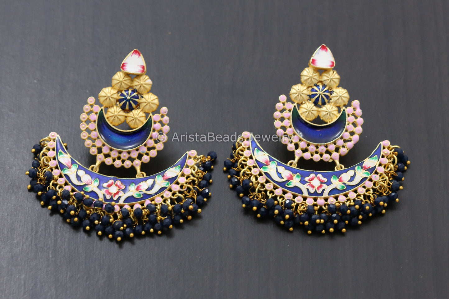 Enamel Chandbaali- Colors Available