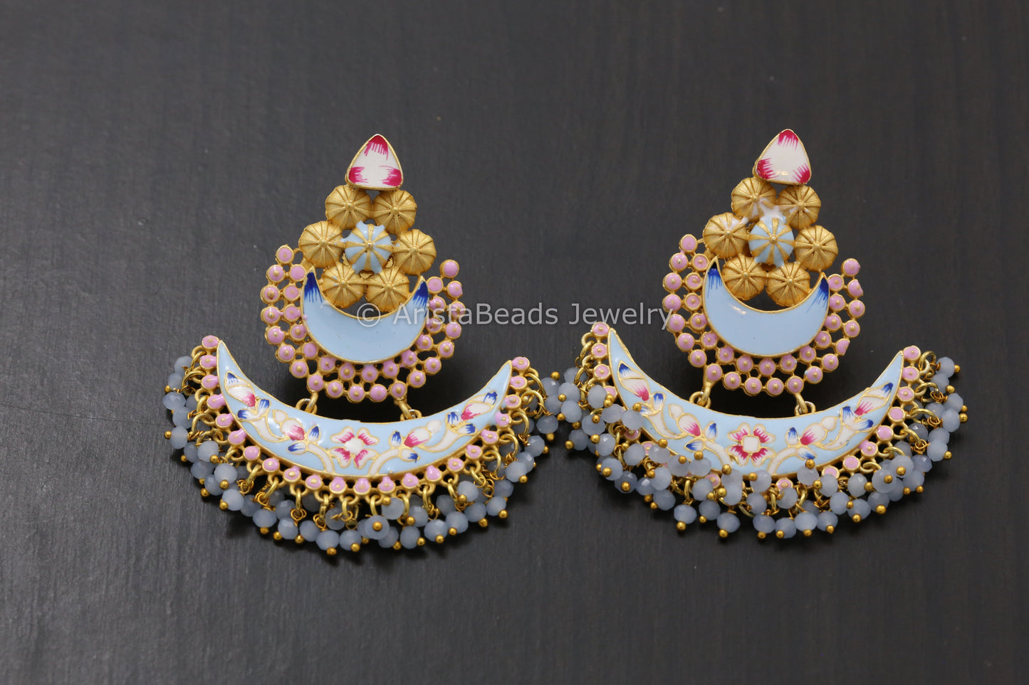 Enamel Chandbaali- Colors Available