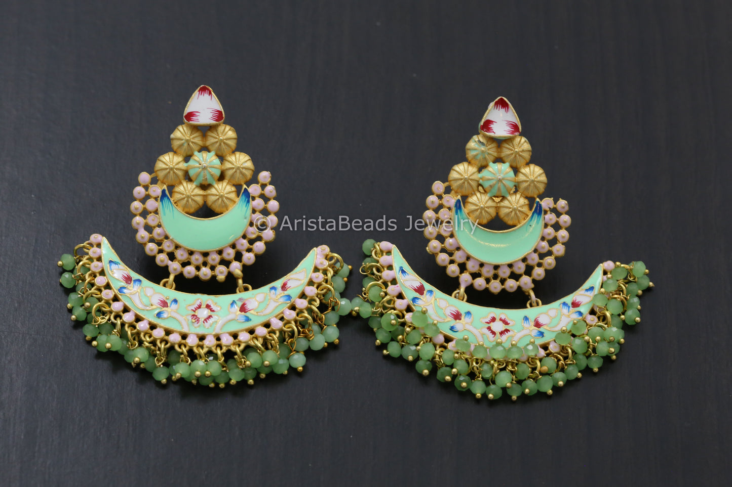 Enamel Chandbaali- Colors Available