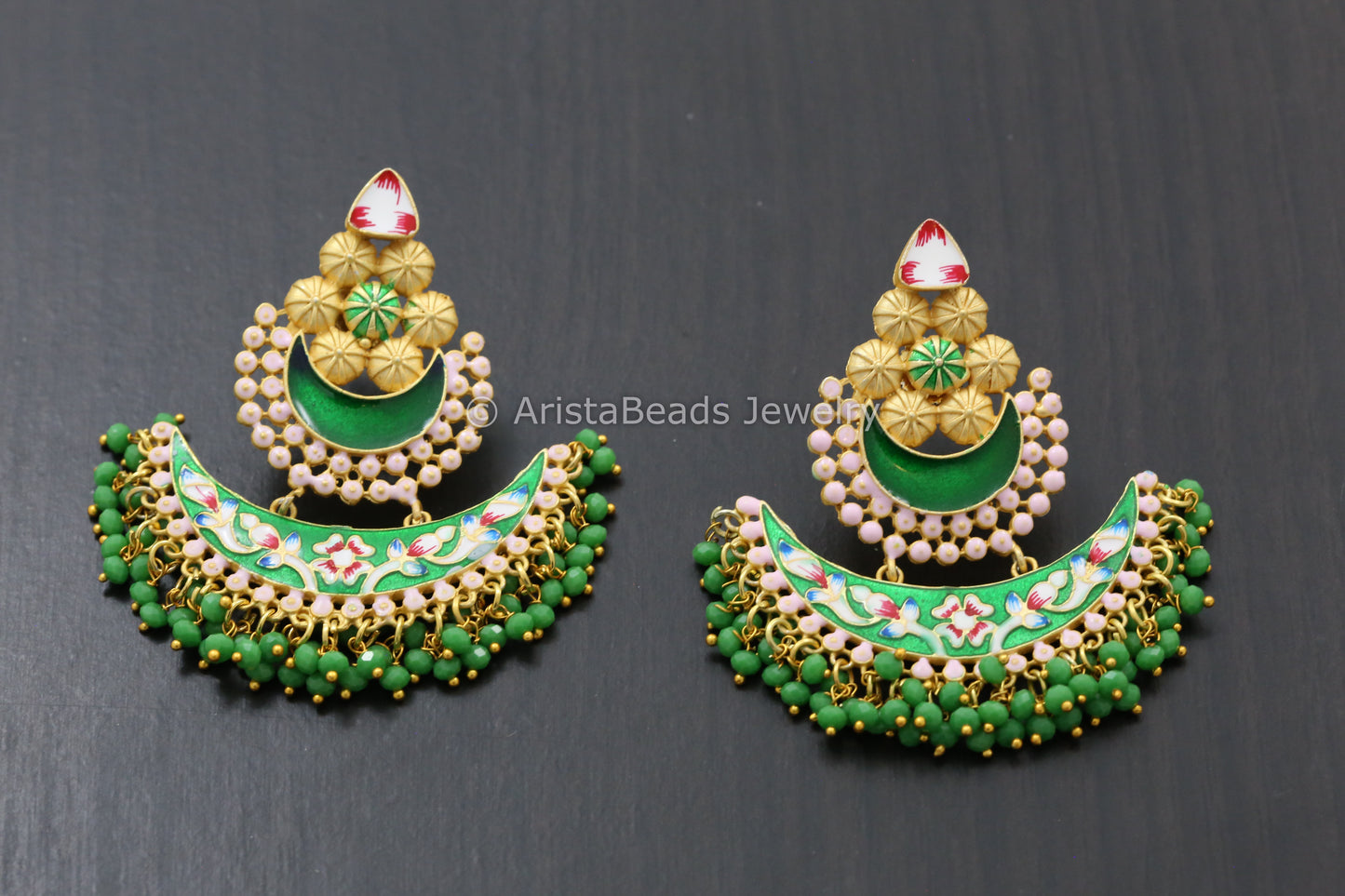 Enamel Chandbaali- Colors Available