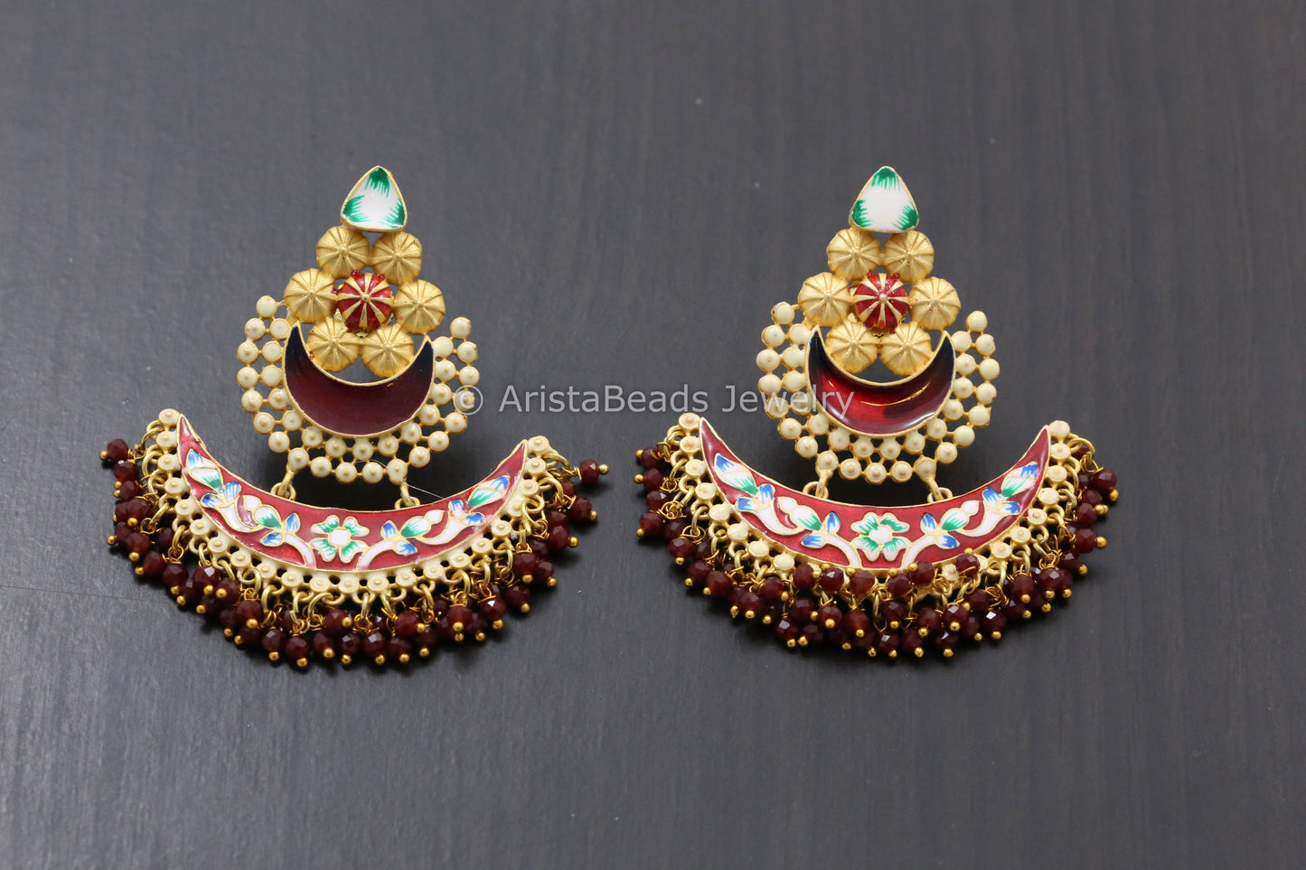 Enamel Chandbaali- Colors Available