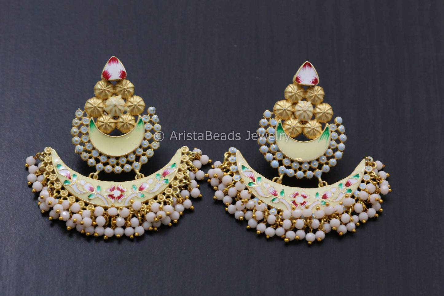 Enamel Chandbaali- Colors Available