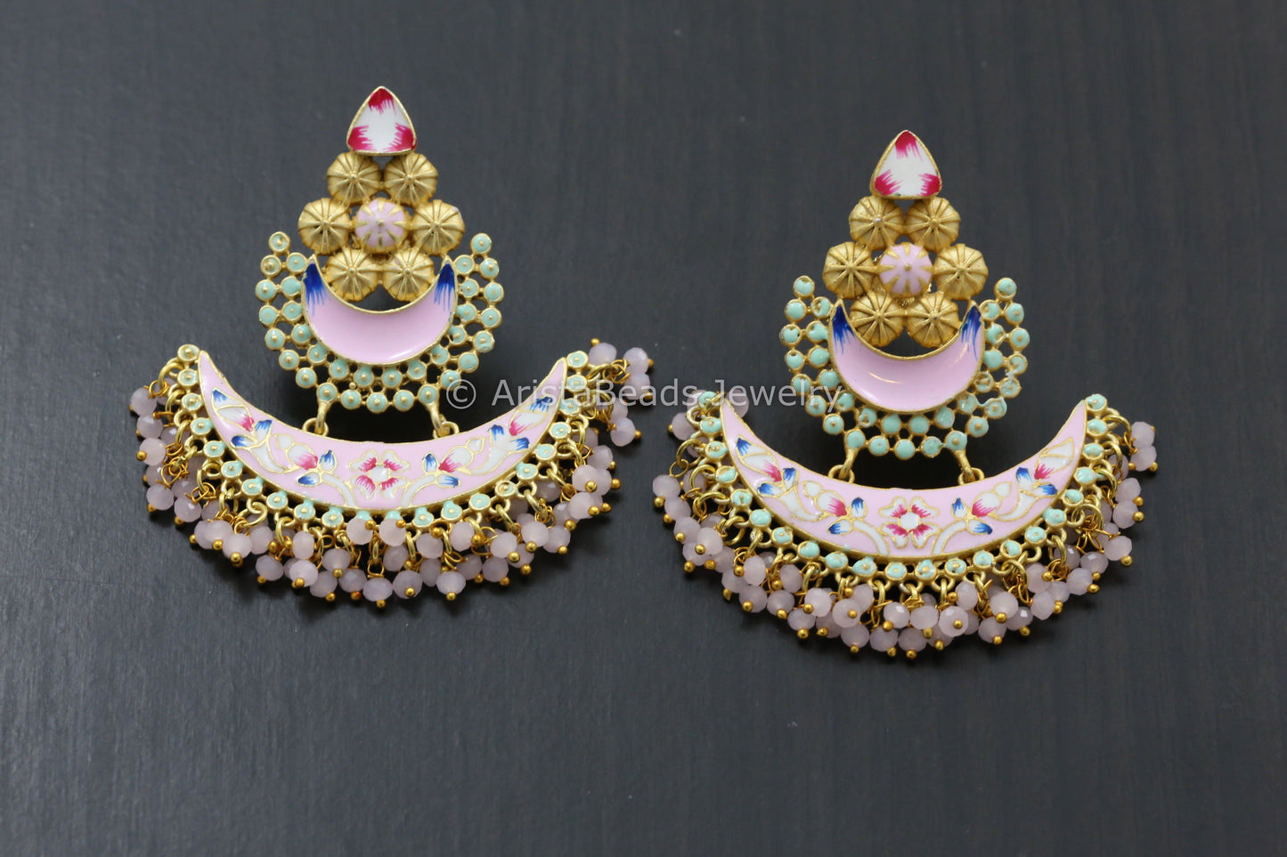 Enamel Chandbaali- Colors Available