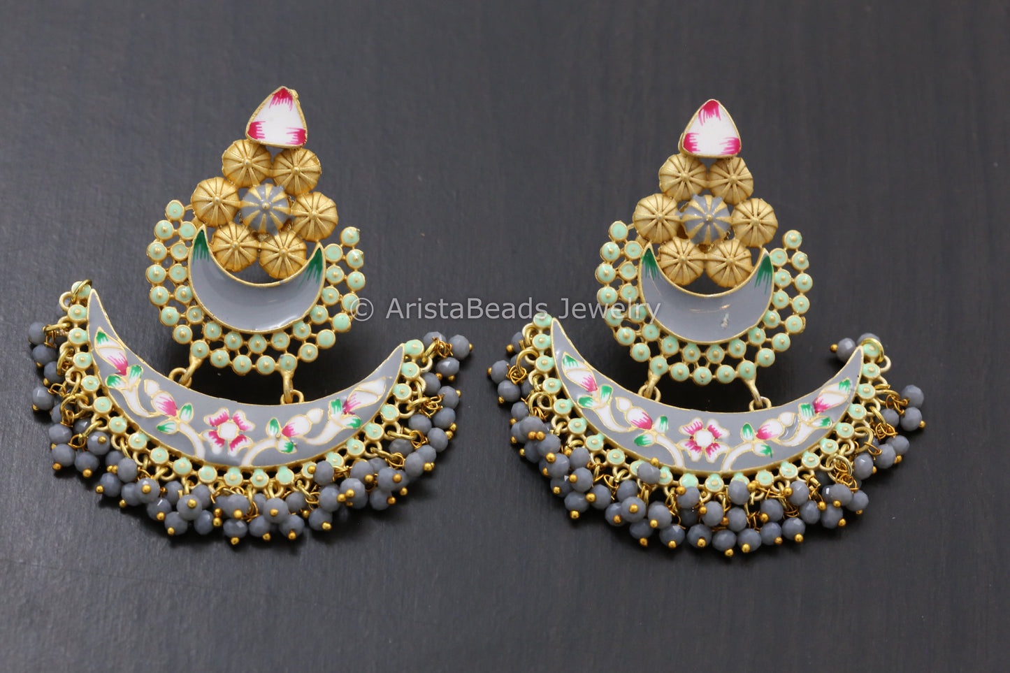 Enamel Chandbaali- Colors Available