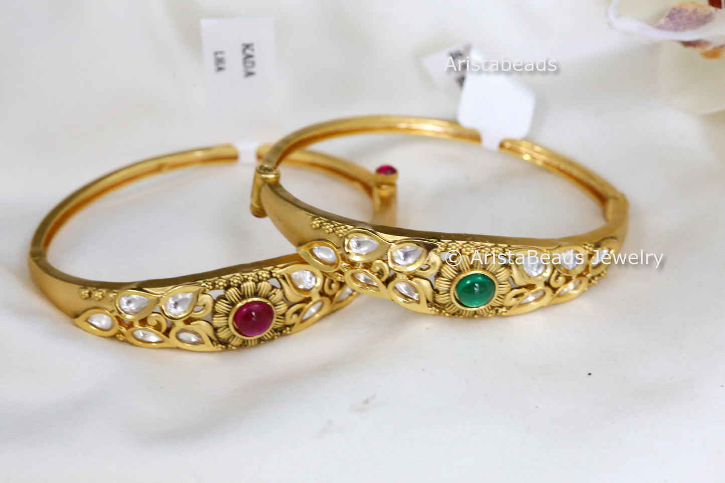 Dainty Foil Kundan Bracelet