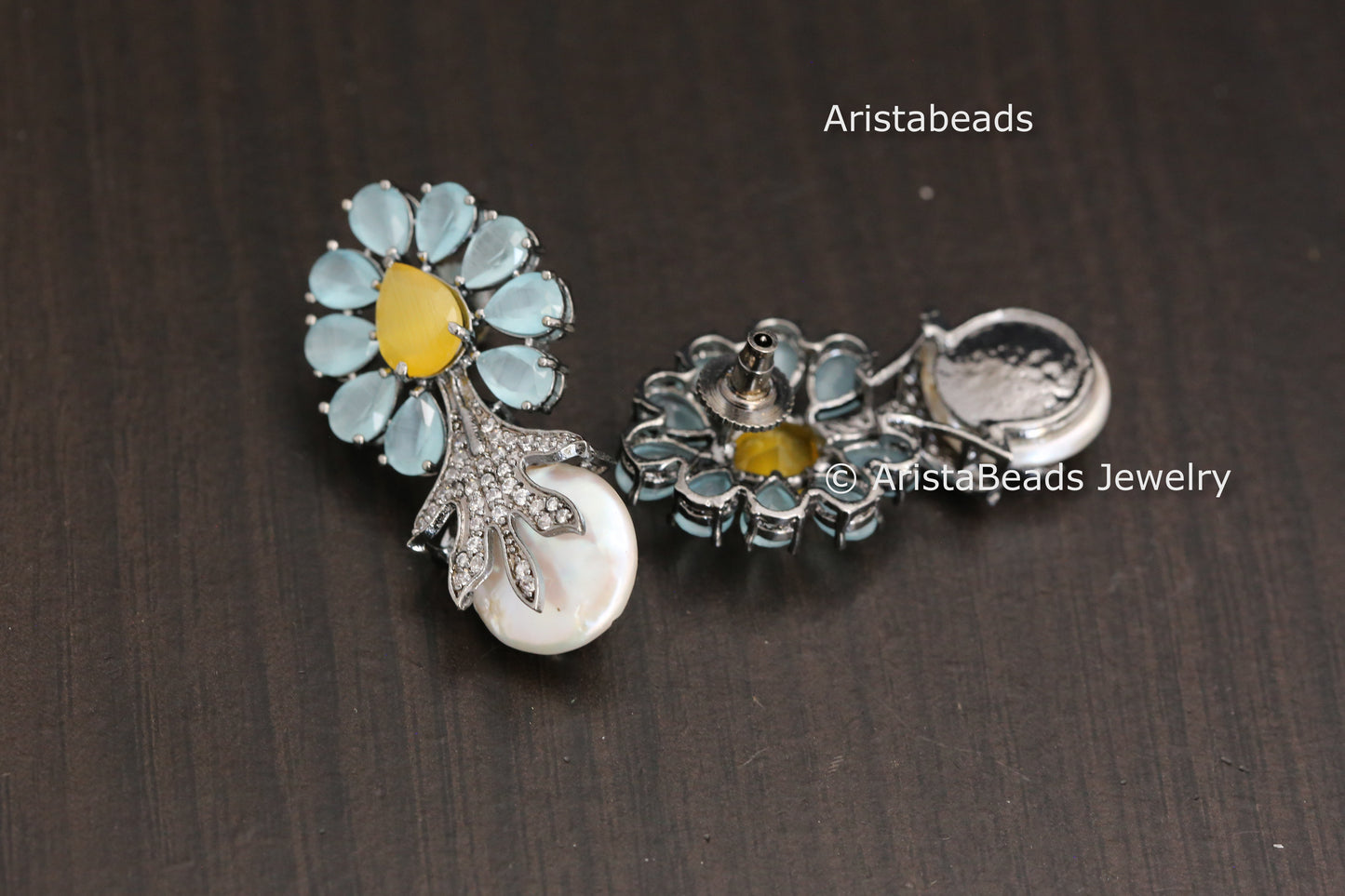 Baroque & Monalisa Stone Earrings